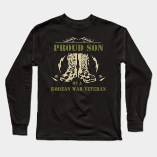 Proud Son Of A Korean War Veteran Long Sleeve T-Shirt